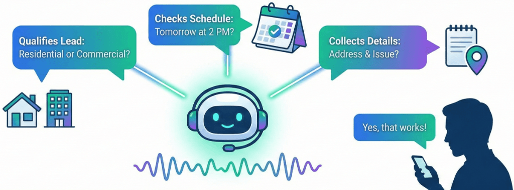AI Handles the Conversation